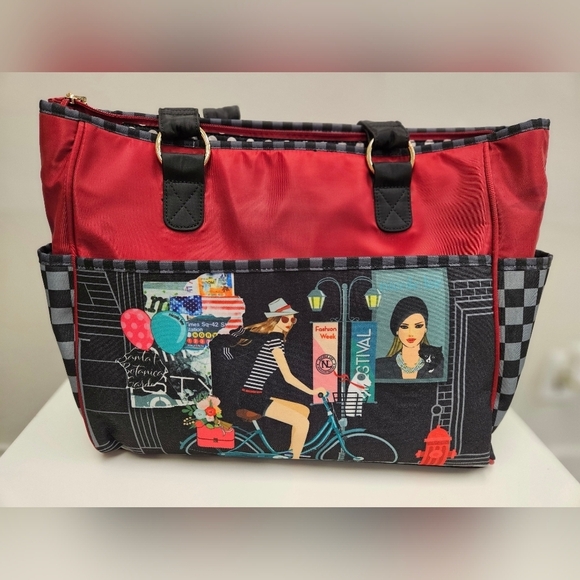 DIAPER BAG NICOLE LEE Girls Night Out BRAND NEW with tags - Picture 2 of 11